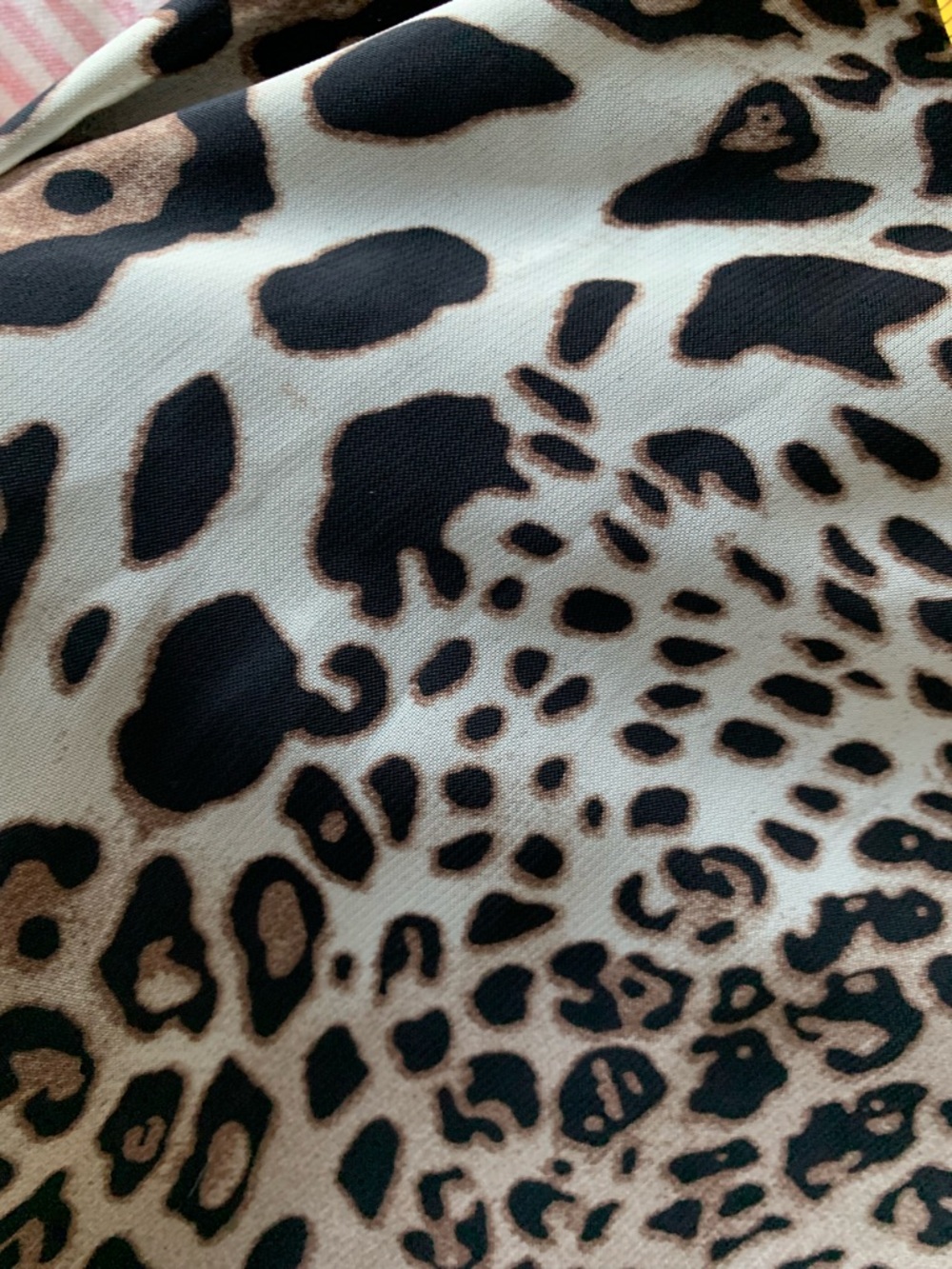 Anthropologie ASTR Leopard animal Print Midi Dress in Brown and Black Size M - Picture 14 of 14